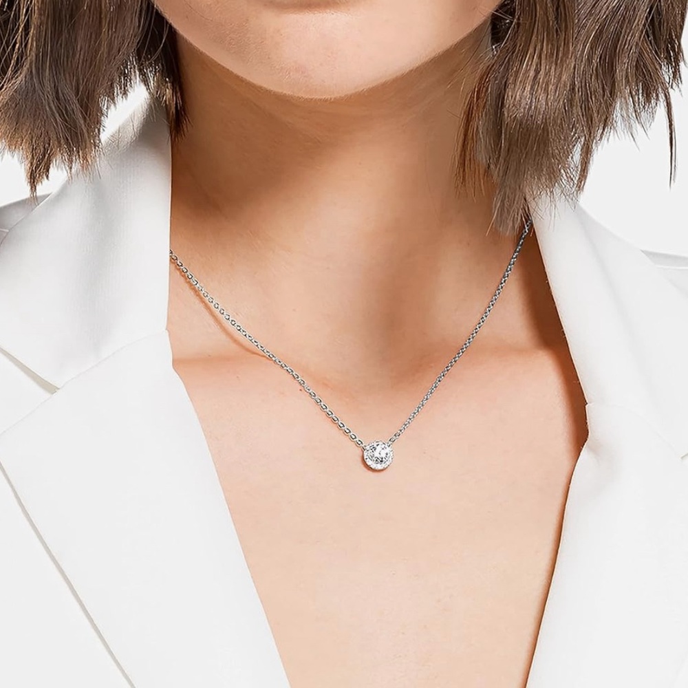 Brand new, my puppy ate the packaging. Necklace was a gift, but don’t wear it.